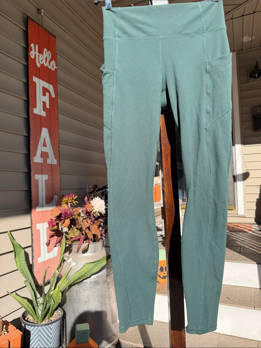 Fabletics The No-Seam PureLuxe TLC Legging in Green Mystique